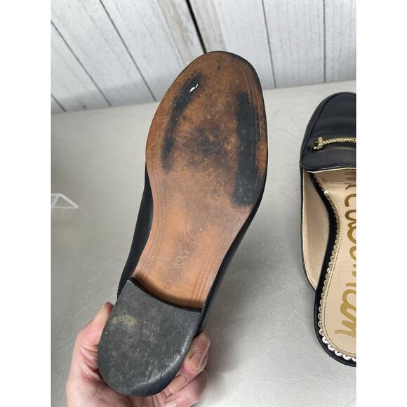 Sam Edelman Womens Linnie Bit Mule Loafers Size 5 Slip On Mules Shoes Black - Picture 4 of 4